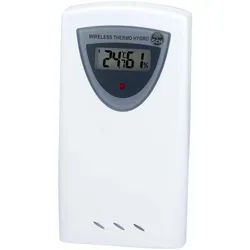 BRESSER Hygrometer BRESSER Thermo-Hygro-Funksensor 5CH weiß