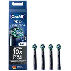 Oral-B Zahnbürstenaufsätze »PRO Cross Action« 4 Stück schwarz