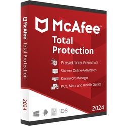 McAfee Total Protection & VPN 2024 | 1 Gerät | 1 Jahr | Jetzt günstig kaufen