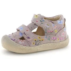 Naturino Lauflernschuh Babyschuh mit Print, Größenschablone zum Download beige|rosa 24 EU