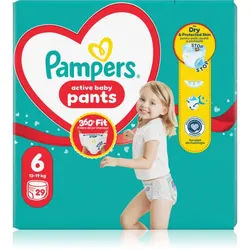 Pampers Active Baby Pants Size 6 Einweg-Windelhöschen 13-19 kg 29 St.