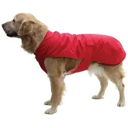 Fashion Dog Hunde-Regenmantel mit Fleecefutter - Rot 75 cm 1 St