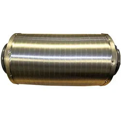 WOLF Telefonie-Schalldämpfer DN200 Länge 1000 mm mit 50 mm Dämmung für CWL - 2577982
