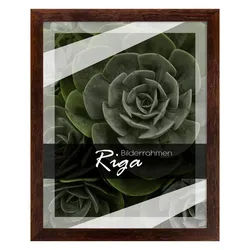 Einzelrahmen Bilderrahmen Riga, (1 Stück), 45x60 cm, Dunkelbraun Verwittert, Holz braun 45 cm x 60 cm