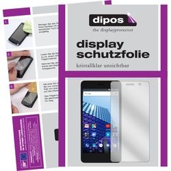 Dipos Displayschutzfolie Crystalclear (2 Stück, Access 50 Color), Smartphone Schutzfolie