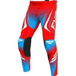FXR Clutch Pro 2025 Motocross Hose, weiss-rot-blau, Größe 28 für Männer