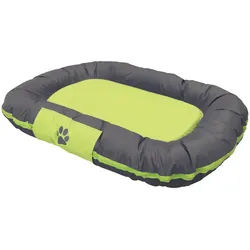 Nobby Tierbett Kissen oval "RENO", Wasser- und Schmutzabweisend grün 58 cm x 80 cm