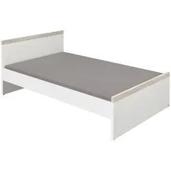 Paidi Bett , Weiß, Silbereichenfarben , Holzwerkstoff , 90x200 cm , Blauer Engel, Goldenes M , Schlafzimmer, Komplette Schlafzimmer und Serien, Schlafzimmerserien