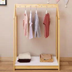 Idimex Kinderkleiderständer Sally , Holz , Kiefer , Vintage , 78x118x42 cm , FSC Mix , Babymöbel & Kindermöbel