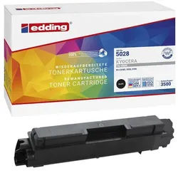Edding Toner ersetzt Kyocera »580K« schwarz schwarz