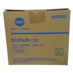 KONICA MINOLTA TNP-27 TNP-27Y GELB TONER - 6000 FARBSEITEN FÜR BIZHUB C25