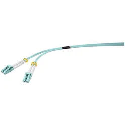 Renkforce Renkforce RF-4769928 Glasfaser LWL Anschlusskabel 3.00 m Aquablau [1x Glasfaserkabel, (300.00 cm) blau