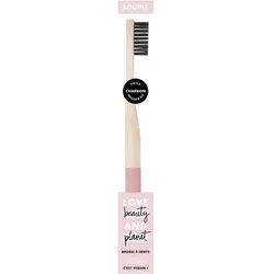 Love Beauty & Planet - Bambus Zahnbürste mit Aktivkohle – Weich 1 Pc