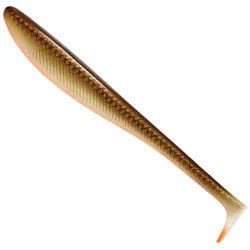 Savage Gear Kunstköder Monster Shad 18cm oder 22cm 2 St Casting Vertikal Pelagic Zander Hecht, Doppelkick-Aktion mit leichter S-Kurve silberfarben 18 cm