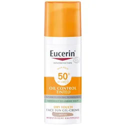 Eucerin Sun Oil Control tinted Creme LSF 50+ mitt. 50 ml