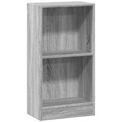 vidaXL Bücherregal Bücherregal Grau Sonoma 40x24x76 cm Holzwerkstoff, 1-tlg. grau