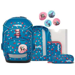 ergobag pack 6-teiliges Schulrucksack-Set 2025 VoltiBär