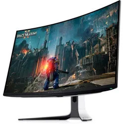 Dell Alienware AW3225QF, Gamingmonitor Curved-Gaming-OLED-Monitor (80 cm/32 ", 3840 x 2160 px, 4K Ultra HD, 0,03 ms Reaktionszeit, 240 Hz, OLED, OLED Curved 1700R 240 Hz 0,03 ms G-Sync HDR True Black 400)