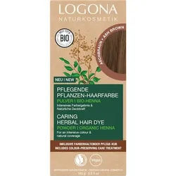 Logona Haarpflege HaarfarbePflegende Pflanzen-Haarfarbe Aschbraun 100 g
