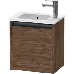 Duravit Ketho.2 Waschtischunterbau wandhängend Nussbaum dunkel Matt 410x292x440 mm - K25060L21210000 K25060L21210000
