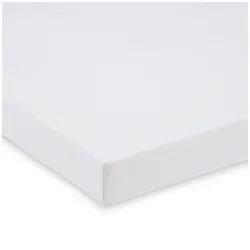 FabiMax Spannbettlaken für Laufgitter, Jersey Baumwolle weiß
