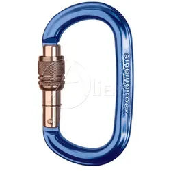 SINGING ROCK - Alukarabiner - Oval - Ozone Screw Blau