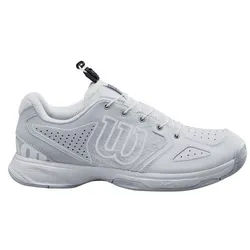 Tennisschuhe - Wilson - KAOS QL - white/pearl blue/black - Junior (2020) UK 1.5 / EU 33 2/3