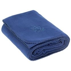 Wohndecke Yogadecke ASANA BLANKET dunkelblau, bodhi blau