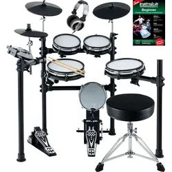 XDrum DD-530 E-Drum Set mit Hocker, Kopfhörer und Schule