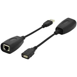 DIGITUS 70139-2 - USB 1.1 Kabel, A Stecker auf A Buchse, CAT5/6, bis 45 m