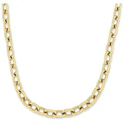 Copenhagen Studios Edelstahlkette Schmuck Geschenk Halskette Basic Chunky gelb|goldfarben