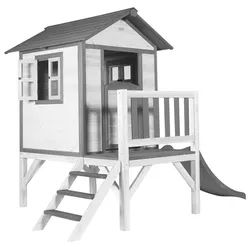 Spielhaus Grau/Weiß