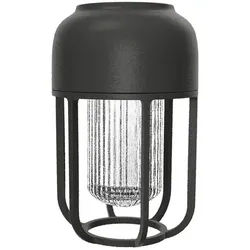 LED-Akkuleuchte mit Solar-Modul Light No. 1 Houe schwarz, Designer Henrik Pedersen, 21 cm