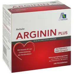 Arginin Plus Vitamin B1+b6+b12+folsäure 240 ST