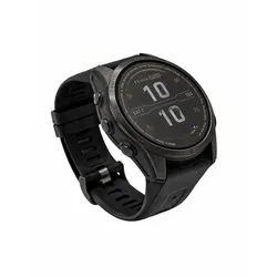 Garmin fēnix® 7 Pro Smartwatch (3,04 cm cm/1,2 Zoll, Garmin OS) Einzelartikel, 2-tlg., Smartwatch inkl. Silikon-Armband und Lade-/Datenkabel, Solar-Ladelinse; Saphirglas; Titan-Lünette; Taschenlampe; Gen 5 Sensor schwarz