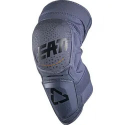 Leatt 3DF Hybrid Motocross Knieprotektoren, grau-blau, Größe S M für Männer