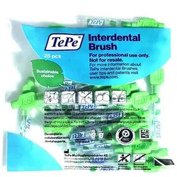 TePe Interdentalbürsten 25x TePe Original Interdentalbürsten 0,8mm grün - Multipack