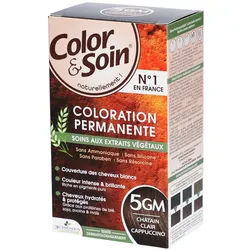 Color & Soin® Dauerhafte Haarfarbe 5GM Cappucino Hellkastanien Braun