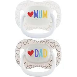 Canpol babies MUM&DAD Schnuller 0-6 m 2 St.