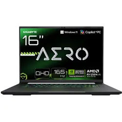 GIGABYTE AERO X16 1WH93DEC64AH - 16" QHD IPS 165 Hz, AMD Ryzen AI 7 350, 32GB RAM, 1TB SSD, NVIDIA GeForce RTX 5070, Windows 11 | Laptop by NBB