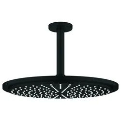 GROHE Kopfbrauseset Rainshower Cosmopolitan 310, 26067 Deckenauslass 142mm 8l matt black, 260672430 260672430