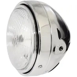 SHIN YO SHIN YO 5-3/4 Zoll Hauptscheinwerfer, geriffeltes Glas, silber