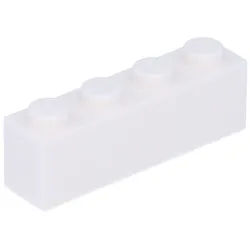 LEGO® 50 Steine 1x4, Weiß Spielbausteine
