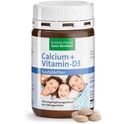 Calcium+Vitamin-D3-Kautabletten - 107 g