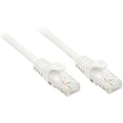Lindy LINDY 48206 RJ45 Patchkabel CAT 6 U/UTP 7.50 m Weiß 1 St. Netzkabel, (750.00 cm) weiß