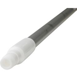 Vikan Ergonomischer Aluminiumstiel, 1510 mm, mit Gewinde, Farbe: weiß