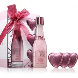 IDC Institute Scented Bath Rose Bubble Bath Set Geschenkset für Damen