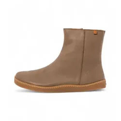 El Naturalista für Damen. 2591811UN005_039 Stiefel N5918 Weiches Nappa Grau (37), Leder, Wohnung, Reißverschluss, Lässig