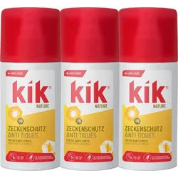 KIK Nature Zeckenspray für die Haut Spray 3x100 ml
