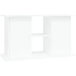 vidaXL Aquariumunterschrank 101 x 41 x 58 cm Aquariumständer Weiß 101x41x58 cm Spanplatte Aquarium weiß